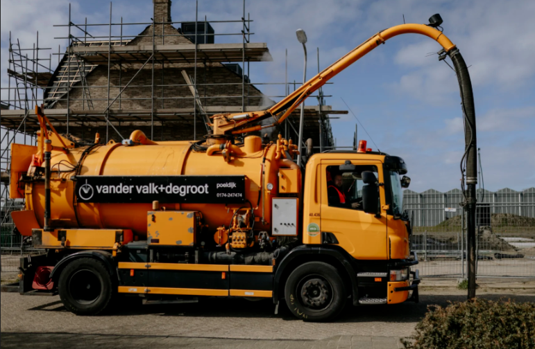afbeelding van een wagen van Van der Valk + de Groot